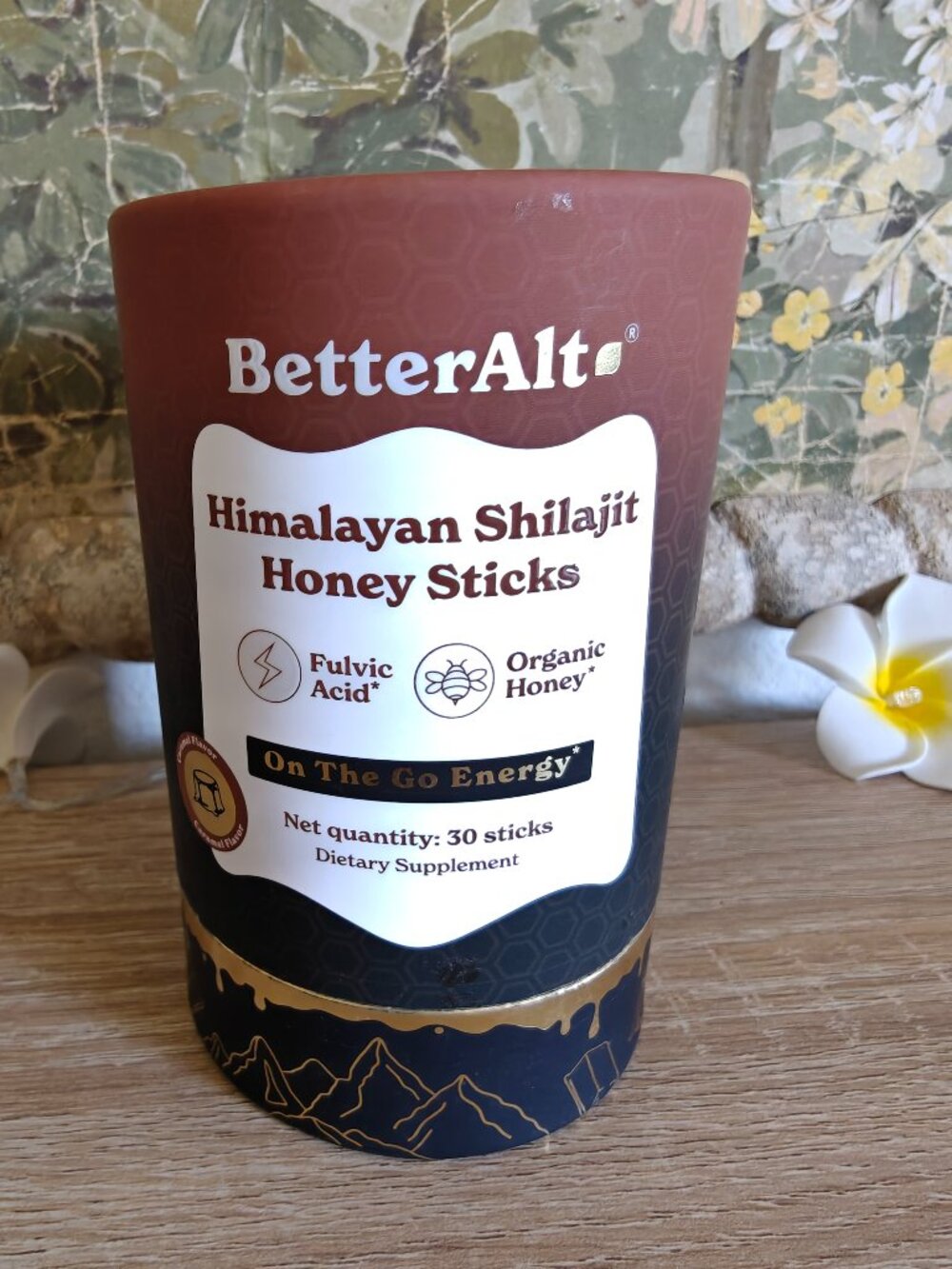 New BetterAlt Himalayan Shilajit Honey Sticks 30 Ct. Caramel Flavor